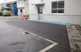 工場　アスファルト補修工事<br>（愛知県北名古屋市）