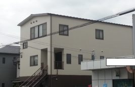 店舗兼住宅　屋根・外壁塗装<br>（愛知県小牧市）
